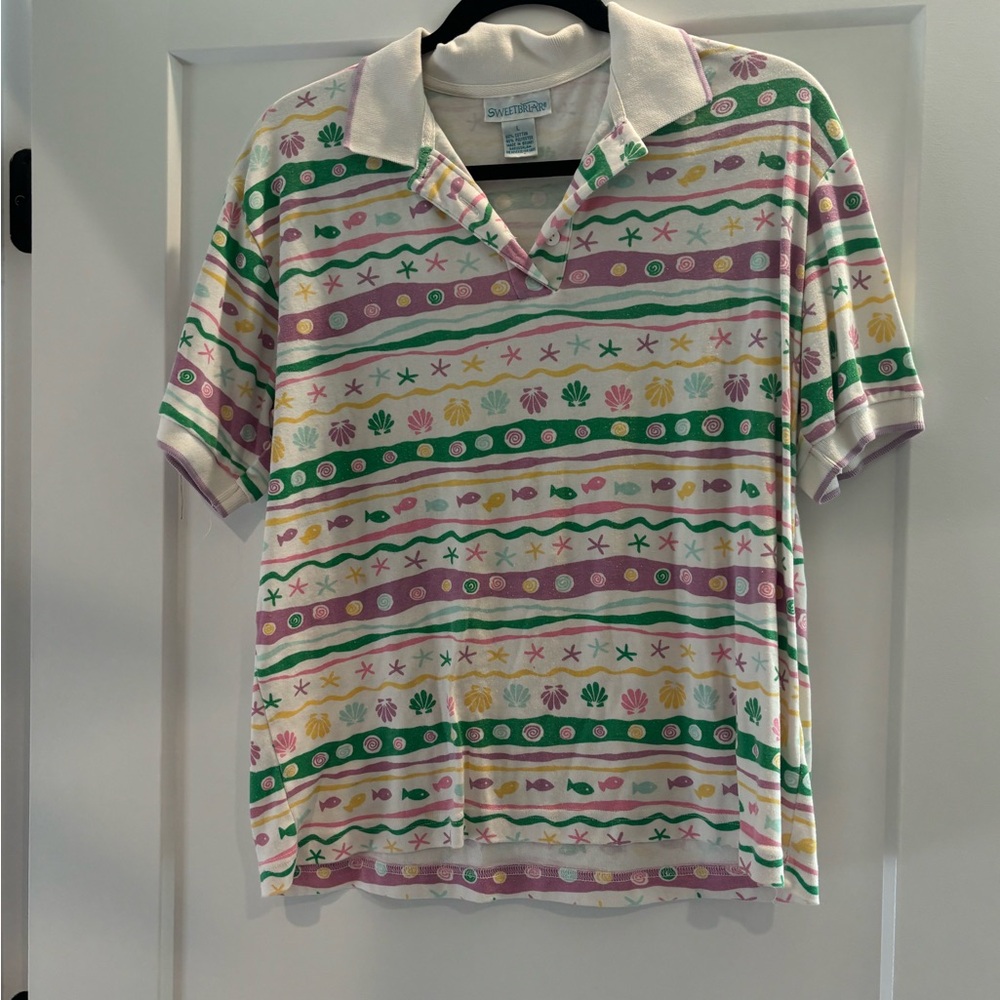 Colorful Striped Polo Shirt